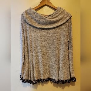 ODDY cowl neck top